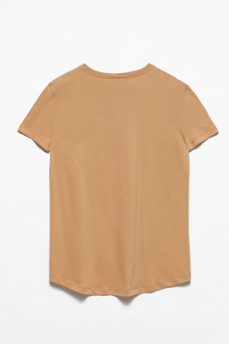 Dames Katoenen Crew Neck T-Shirt - Image 2