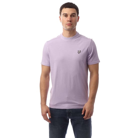 Lyle & Scott Heren Dye Wash T-shirt (Paars) - Image 1