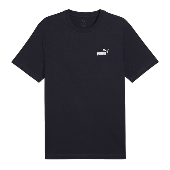 Puma Heren Essentials Klein Logo T-Shirt (Marine) - Image 2
