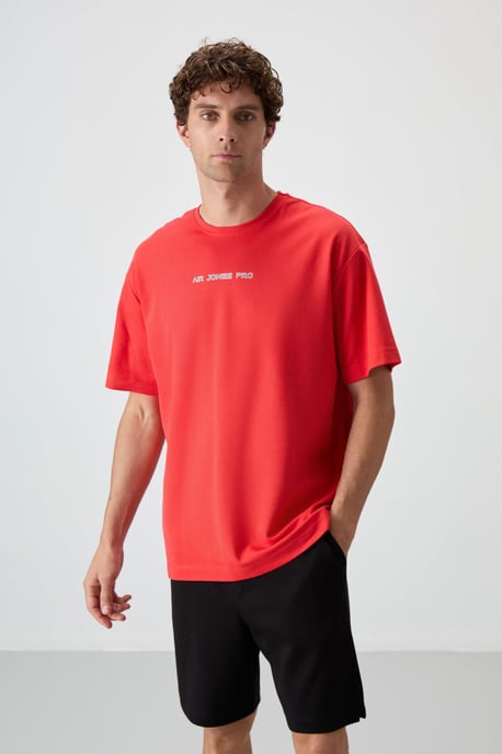 Oversized Printed Crew Neck T-Shirt - Image 4