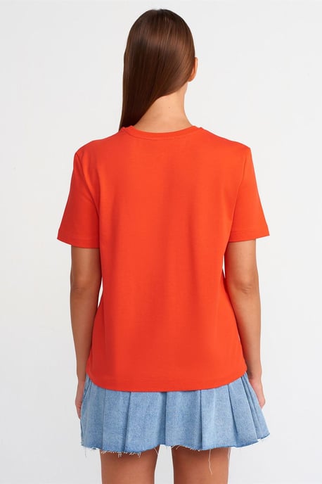 Women's Cotton Crew Neck T-Shirt - Image 2