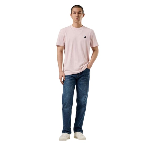 Weekend Offender Heren Strand Badge T-Shirt (Schemerig Roze) - Image 4