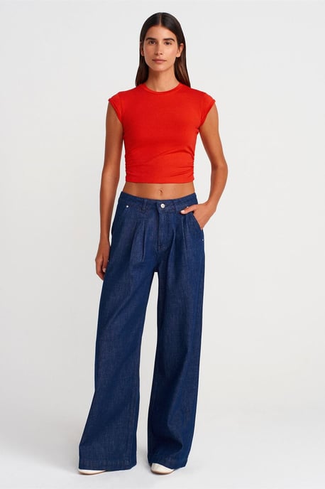 Dames Mouwloze Crop T-shirt - Image 4