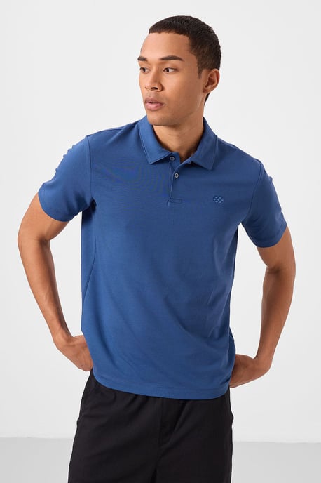 Herrarnas bomullselastan polo t-shirt - Image 2
