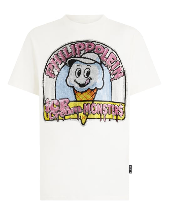Round Neck T-Shirt Ice Cream Monsters - Image 1