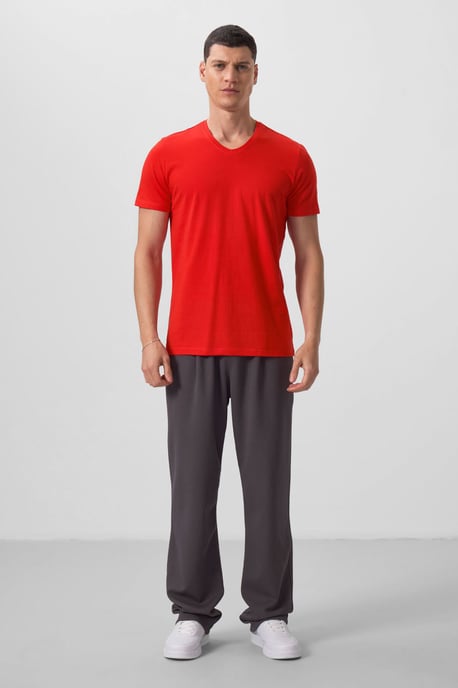 Men's V-Neck Short Sleeve T-Shirt - Image 3