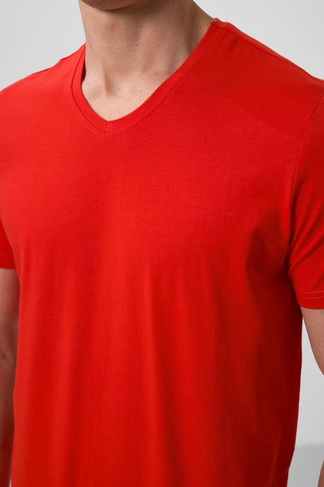 Men's V-Neck Short Sleeve T-Shirt - Image 4