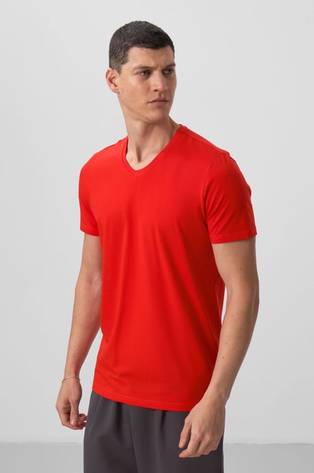 Men's V-Neck Short Sleeve T-Shirt - Image 5