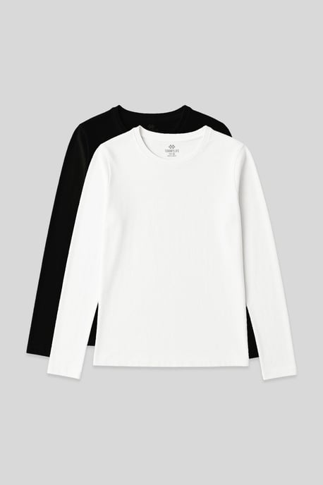 Women's Long-Sleeve Crew Neck T-Shirt - Image 1