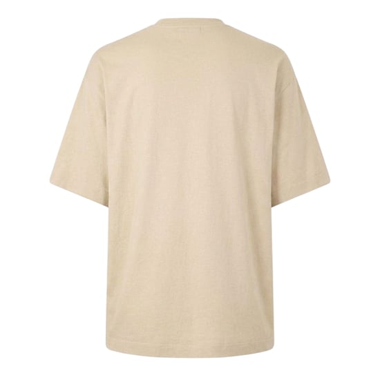 Off White Heren Arrow Skate Belettering Crew Hals T-shirt (Bruin/Wit) - Image 2
