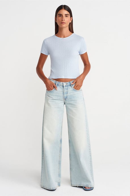 Women's Ribbed Crop T-Shirt - Image 4