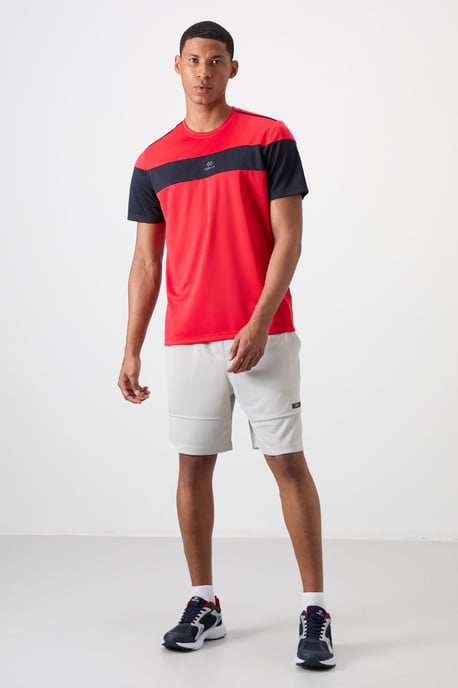 Men's Color Block Crew Neck T-Shirt - Image 2