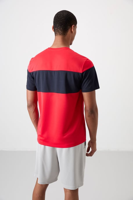 Men's Color Block Crew Neck T-Shirt - Image 6