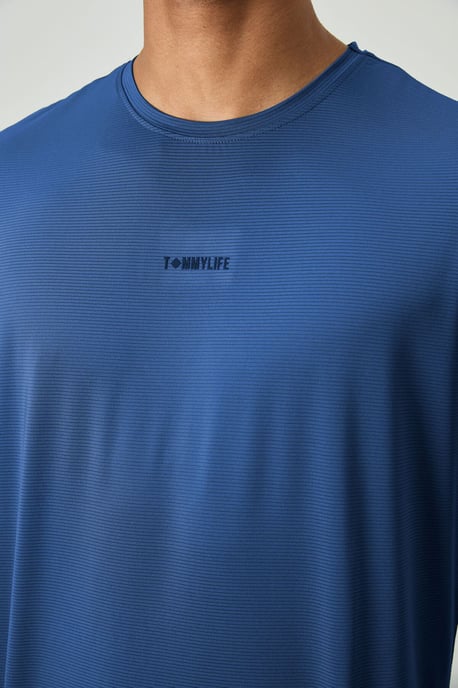 Herrars Regular Fit Logotyp T-shirt - Image 4
