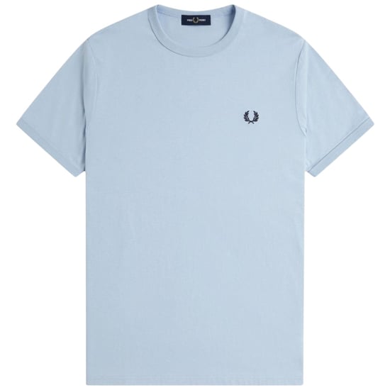 Fred Perry Ringer T-Shirt Light Smoke Blue - Image 1