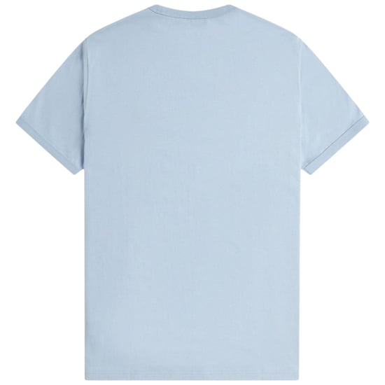 Fred Perry Ringer T-Shirt Light Smoke Blue - Image 2