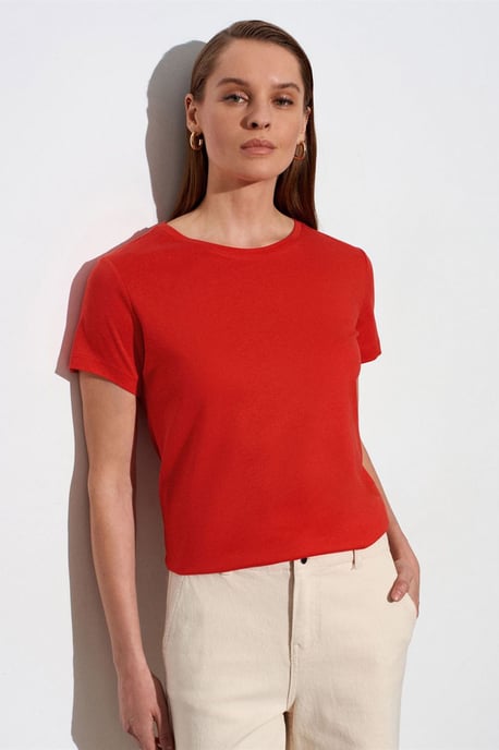 Women's Crew Neck Short Sleeve T-Shirt - Image 2