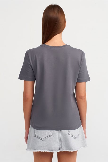 Women's Cotton Crew Neck T-Shirt - Image 2