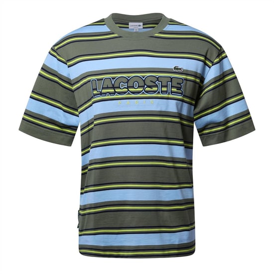 Lacoste Katoenen T-shirt met korte mouwen voor heren (Kaki Groen) - Image 1