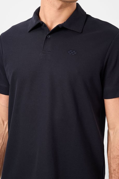 Herrarnas bomullselastan polo t-shirt - Image 4