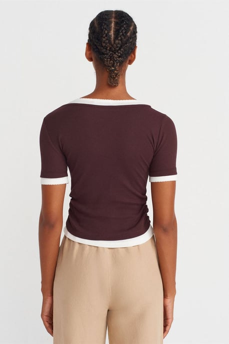 Dam Crop Slim-Fit Crew Neck T-shirt - Image 2