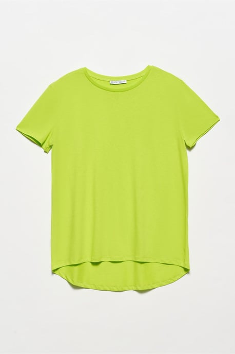 Dames Katoenen Crew Neck T-Shirt - Image 1
