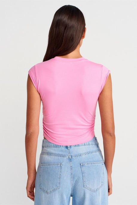 Dames Mouwloze Crop T-shirt - Image 2