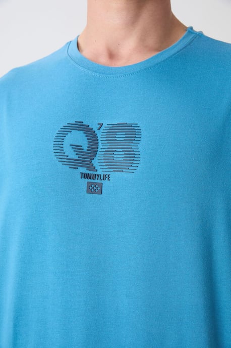 Oversized Bedrukt Logo Crew Neck T-shirt - Image 3