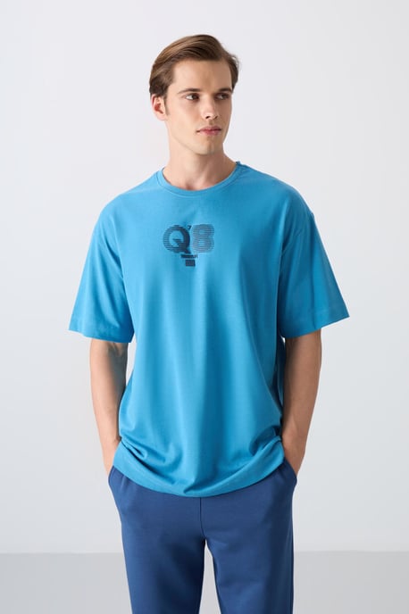 Oversized Bedrukt Logo Crew Neck T-shirt - Image 4