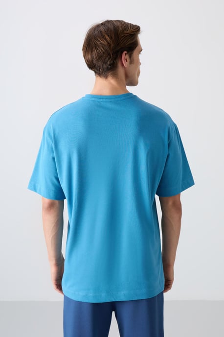Oversized Bedrukt Logo Crew Neck T-shirt - Image 5