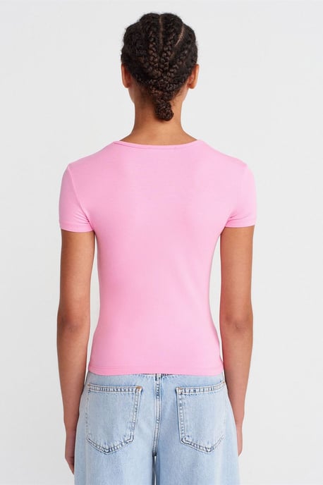 Damers Crop Slim-fit Crew Neck T-shirt - Image 2