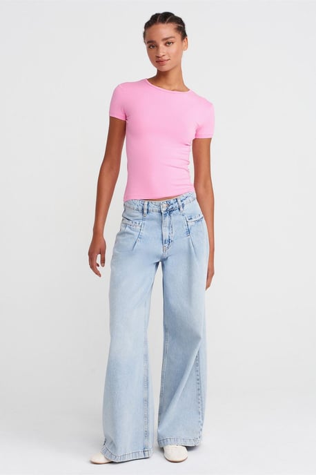 Damers Crop Slim-fit Crew Neck T-shirt - Image 4