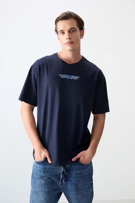 Oversized Cotton Logo T-Shirt - Image 4