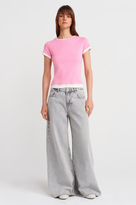 Women's Slim Fit Cotton Crew Neck T-Shirt - Image 4