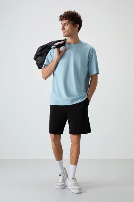 Oversized Printed Crew Neck T-Shirt - Image 3