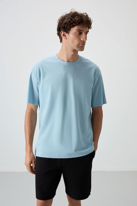 Oversized Printed Crew Neck T-Shirt - Image 4