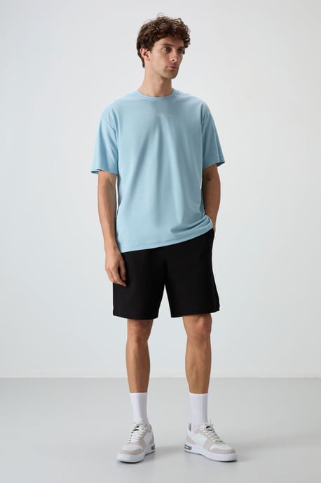 Oversized Printed Crew Neck T-Shirt - Image 5
