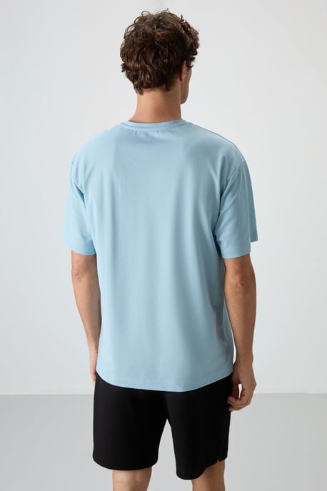 Oversized Printed Crew Neck T-Shirt - Image 6