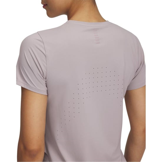 Under Armour Womens/Ladies Launch Elite Short-Sleeved T-Shirt (Frost Gray) - Image 3