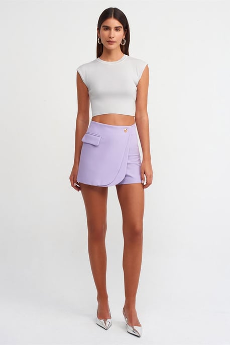 Women's Sleeveless Ribbed Crop T-Shirt - Image 3