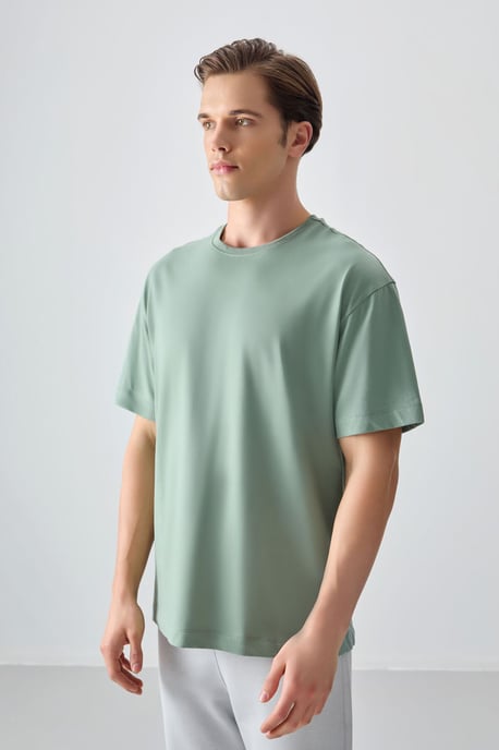 Oversized Katoenen Crew Neck T-Shirt - Image 4