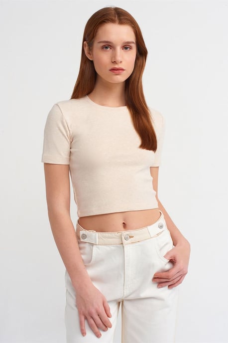Women's Slim Fit Crop T-Shirt - Image 1