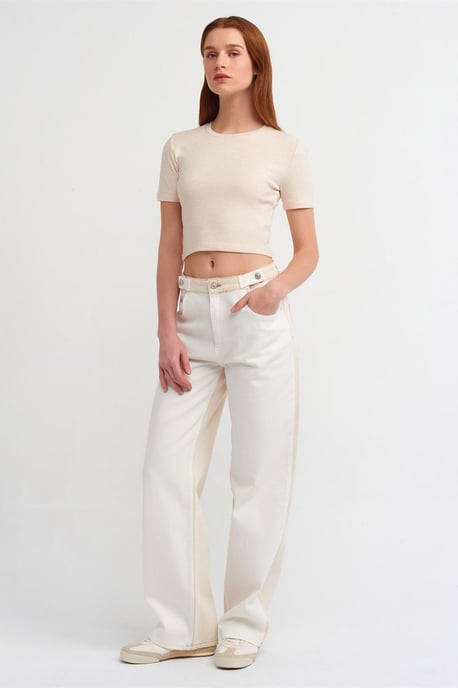 Women's Slim Fit Crop T-Shirt - Image 3
