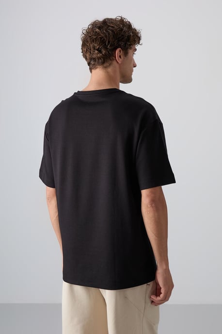 Överdimensionerad T-shirt i bomullsblandning med logotyp - Image 6