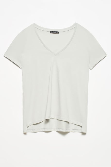 Women’s Cotton V-Neck T-Shirt - Image 2