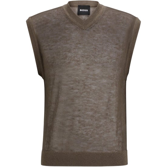 Boss Mens Lucid Crew Neck T-Shirt (Beige) - Image 2