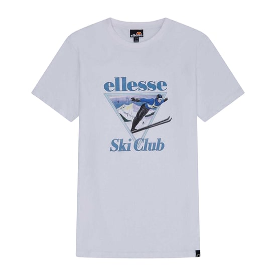 Ellesse Heren Umontia Skiing Scene Regular T-shirt met korte mouwen (Wit) - Image 1