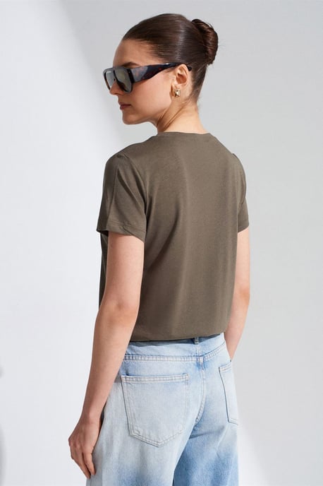 Women's Crew Neck Short Sleeve T-Shirt - Image 2