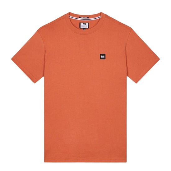 Weekend Offender Heren Strand Badge T-Shirt (Oranje) - Image 2