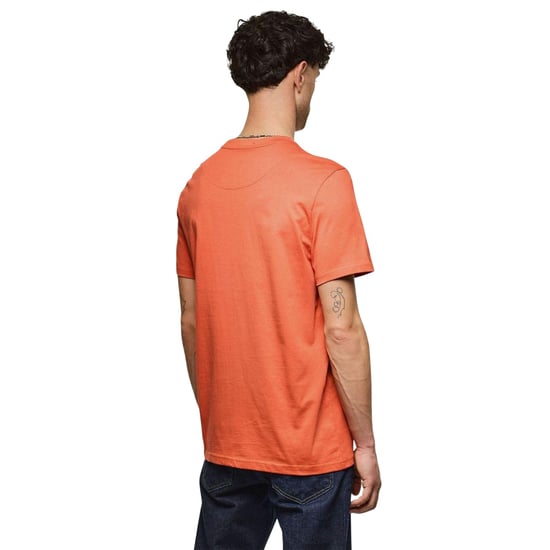 Weekend Offender Heren Strand Badge T-Shirt (Oranje) - Image 3